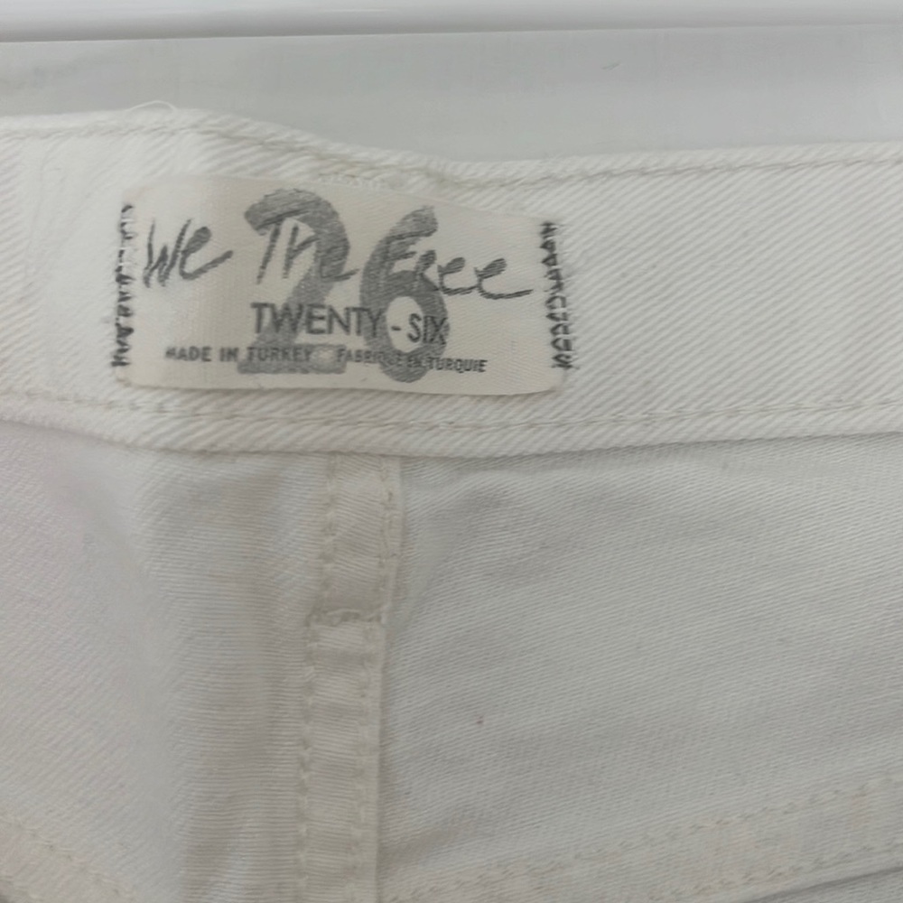 FREE PEOPLE MAGGIE MID RISE STRAIGHT-LEG JEAN SIZE 26 - Picture 4 of 5